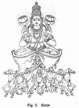 Hindu Gods Pencil Coloring Pages sketch template