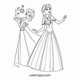 Elsa Coloring Pages Free Printable PDF sketch template