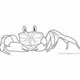 Crab Coloring Page For Kids  Free Printable Pages Online sketch template