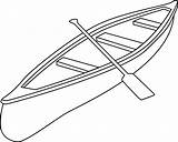 Canoe Coloring Page  Free Clip Art sketch template