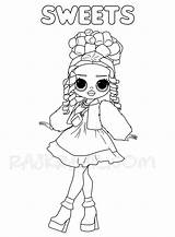 Sweets LOL Surprise OMG coloring Page  Download Print Or Color Online sketch template
