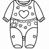 Cute Babys Romper Coloring Item No Background Black And White  sketch template