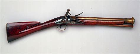 Musketoon - 1758 Flintlock Rifle, Seven Years' War, Antique Guns, Shooting Guns, Maritime Museum ...