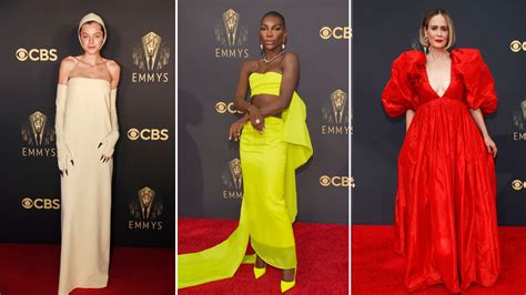 Emmy Awards 2021 fashion: All the looks from the red carpet | Ents & Arts News | Sky News