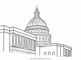 Capitol Building Coloring Pages sketch template