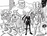 Avengers Printables Coloring Pages sketch template