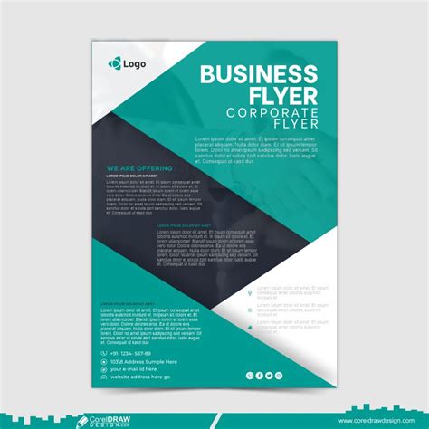 Download Business Flyer Template Free Vector | CorelDraw Design (Download Free CDR, Vector ...