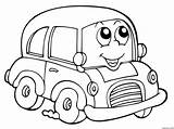 Toy Car Coloring Pages sketch template