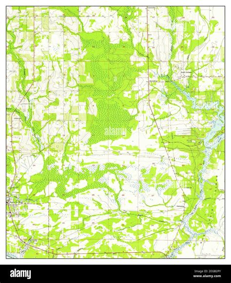 Coden, Alabama, map 1956, 1:24000, United States of America by Timeless ...