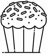 Muffin coloring page  ColouringPages sketch template