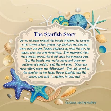 LOVE this story ! My team has adopted The Starfish Story as our theme ...