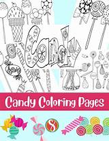 Free Candy Coloring Pages — Stevie Doodles sketch template