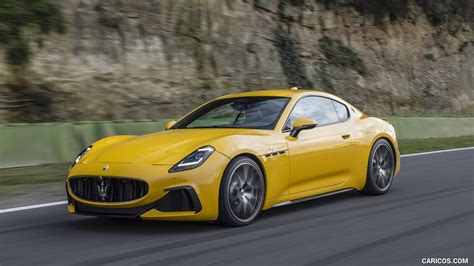 2023 Maserati GranTurismo Trofeo (Color: Giallo Corse) - Front Three ...