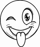 Emoticon Tongue Out Face Coloring Page  Wecoloringpagecom sketch template