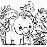 Cute Zoo Animals For Kids coloring Page  Download Print Or Color sketch template