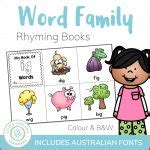 Word Family and Rhyming Word Books - Little Lifelong Learners
