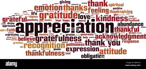 Appreciation word cloud concept. Vector illustration Stock Vector Image & Art - Alamy