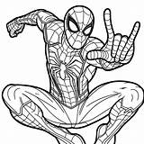 Spiderman Coloring Pages 50  Gem sketch template