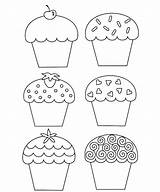 Muffin Coloring Page At GetDrawings  Free Download sketch template