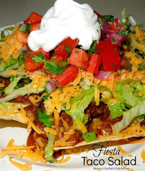 Fiesta Taco Salad - melissassouthernstylekitchen.com