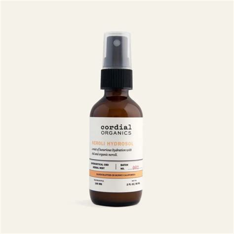 Organic Neroli CBD Hydrosol – Cordial Organics