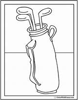 Golf Course Coloring Pages sketch template