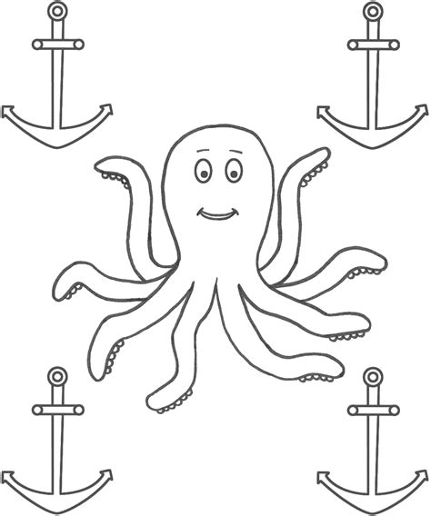 free printable anchor coloring pages - Clip Art Library