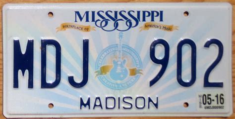 2016 Mississippi exc- | Automobile License Plate Store: Collectible ...