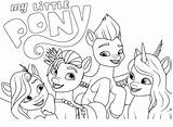 My Little Pony A New Generation To Color sketch template