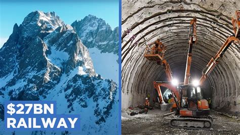 Why Europe is Building a 57KM Tunnel Through a Mountain - YouTube