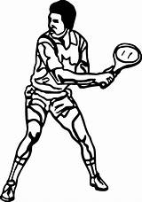 Tennis Court Coloring Pages At GetColoringscom  Free Printable sketch template