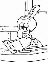 Squidward Coloring Pages At GetColoringscom  Free Printable Colorings sketch template