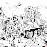Printable WW2 Coloring Pages Free For Kids And Adults sketch template