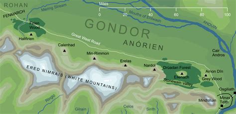 Gondor Map