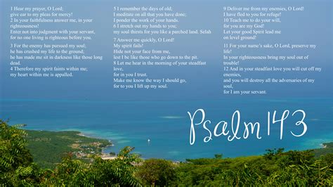 Psalm 143 1920x1080 - Do Not Depart