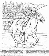 Horse Racing Coloring Pages At GetColoringscom  Free printable sketch template