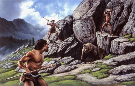 Neanderthals Hunting