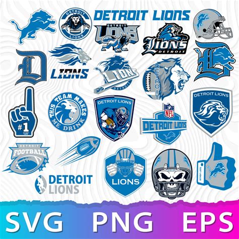 Detroit Lions Logo SVG, NFL Lions Logo, Detroit Lions PNG, D - Inspire Uplift