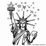 Statue Of Liberty Coloring Pages  Free & Printable sketch template