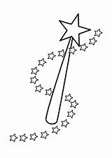 Magic Wand 11 Coloring Page  Free Printable Pages For Kids sketch template