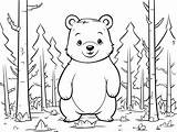 Cinnamon Bear Coloring Page For Kids  Free Printable In 2024 sketch template