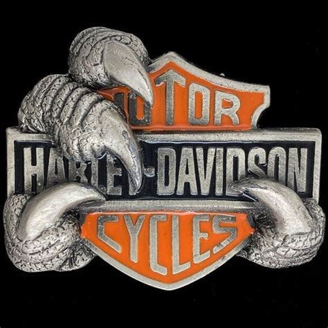 Harley Davidson Motorcycle Talon Eagle Bird Claw Hd Bar Shield Logo ...