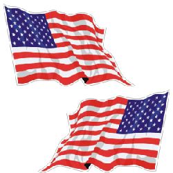 US Flag Decal – FreakDecals.com