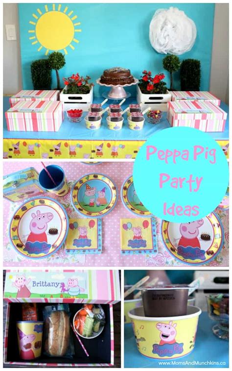 Peppa Pig Party Ideas and Supplies - Moms & Munchkins