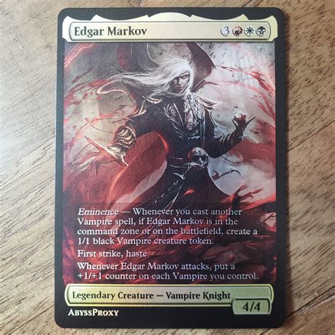 Edgar Markov #B - Foil - Abyss Proxy Shop