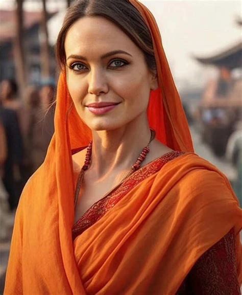 AI imagines Hollywood actresses as Indian Sadhvis | Filmfare.com