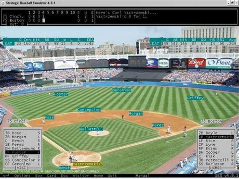 Strategic Baseball Simulator SBS (Windows PC) Freeware