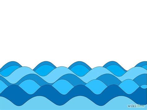 5 Ways to Draw Waves - wikiHow | Wave drawing, Waves cartoon, Sea drawing