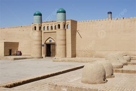 Citadel Khiva Silk Road Uzbekistan Desert Ancient Fairytale Photo Background And Picture For ...