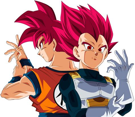 Goku and Vegeta [Super Saiyan God] by arbiter720 on DeviantArt | Anime dragon ball super, Anime ...
